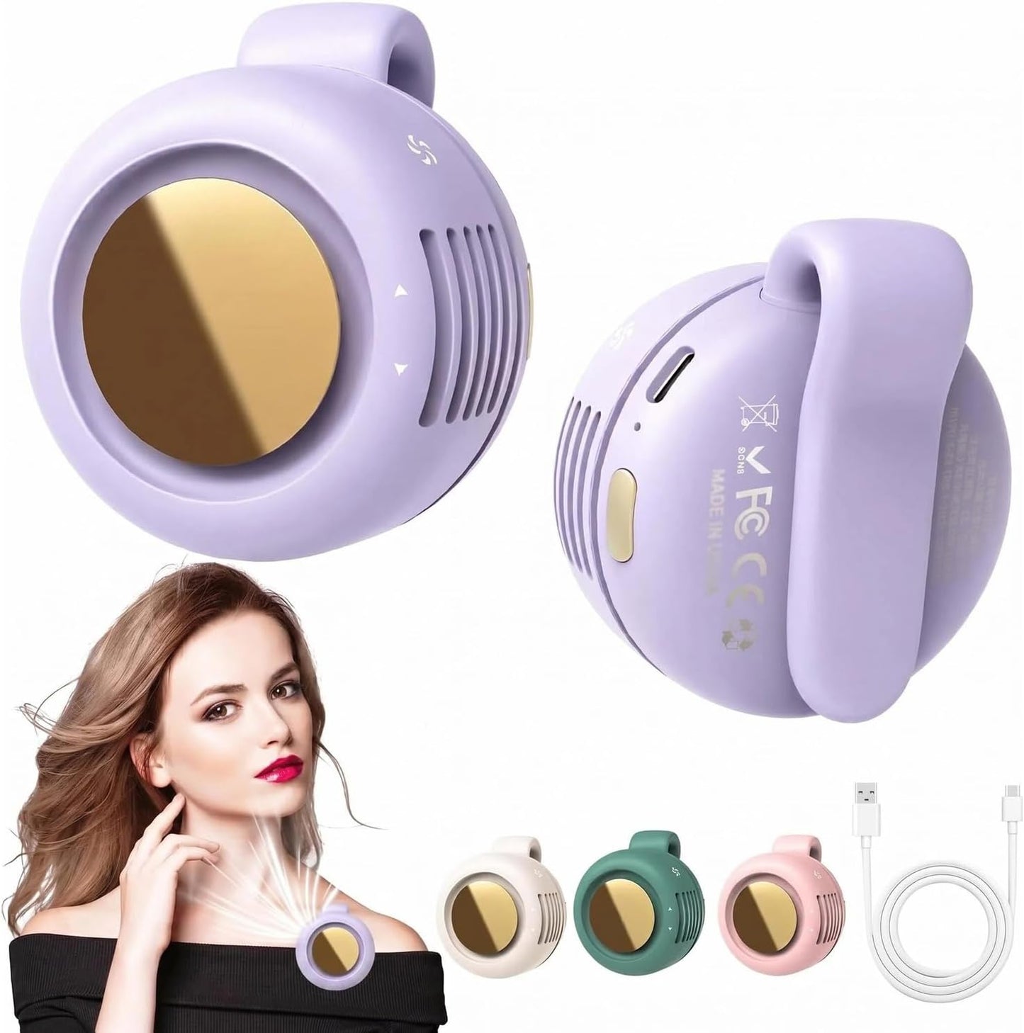 BreezeClip™ Mini Clip-On Fan
