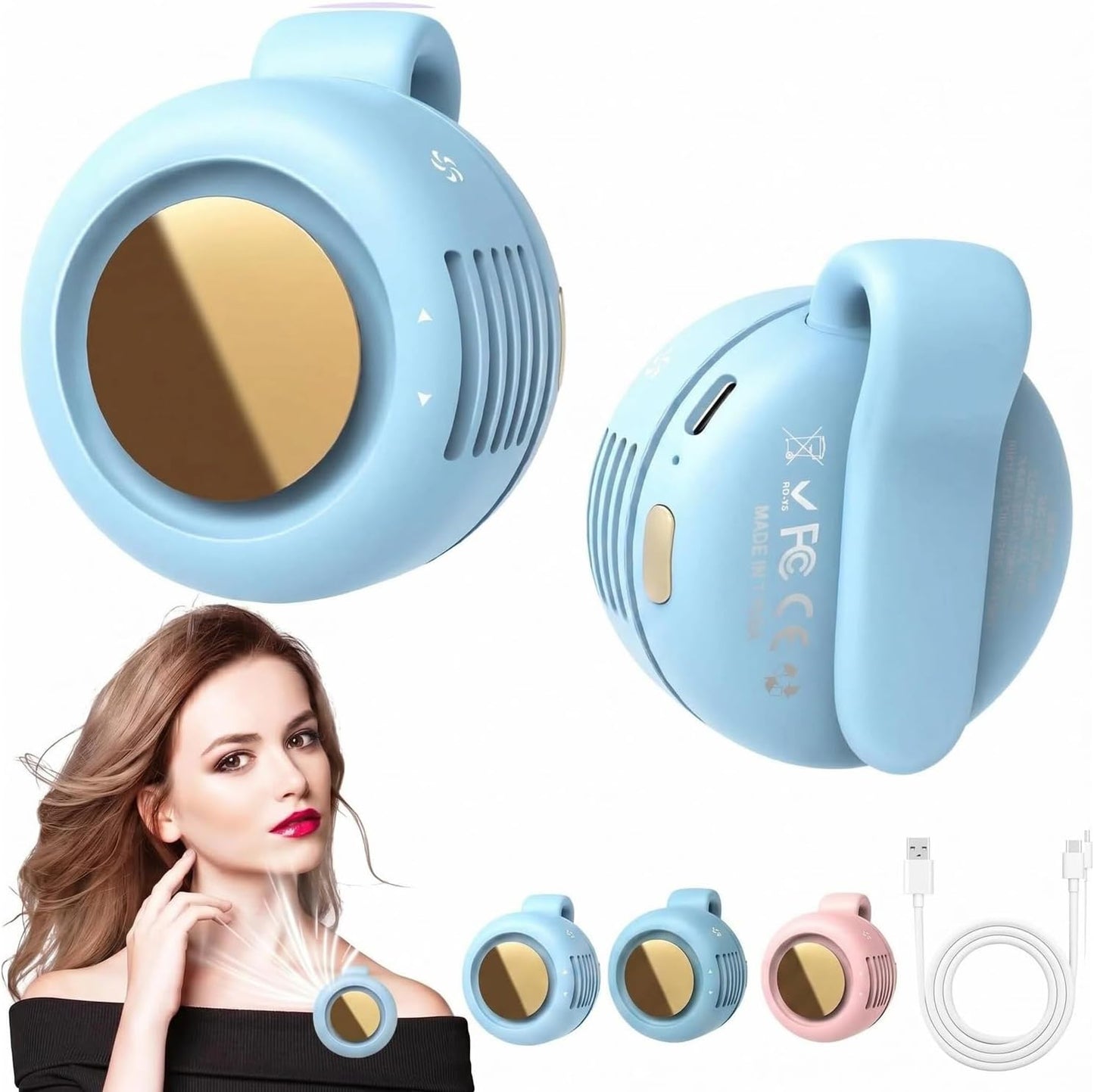 BreezeClip™ Mini Clip-On Fan