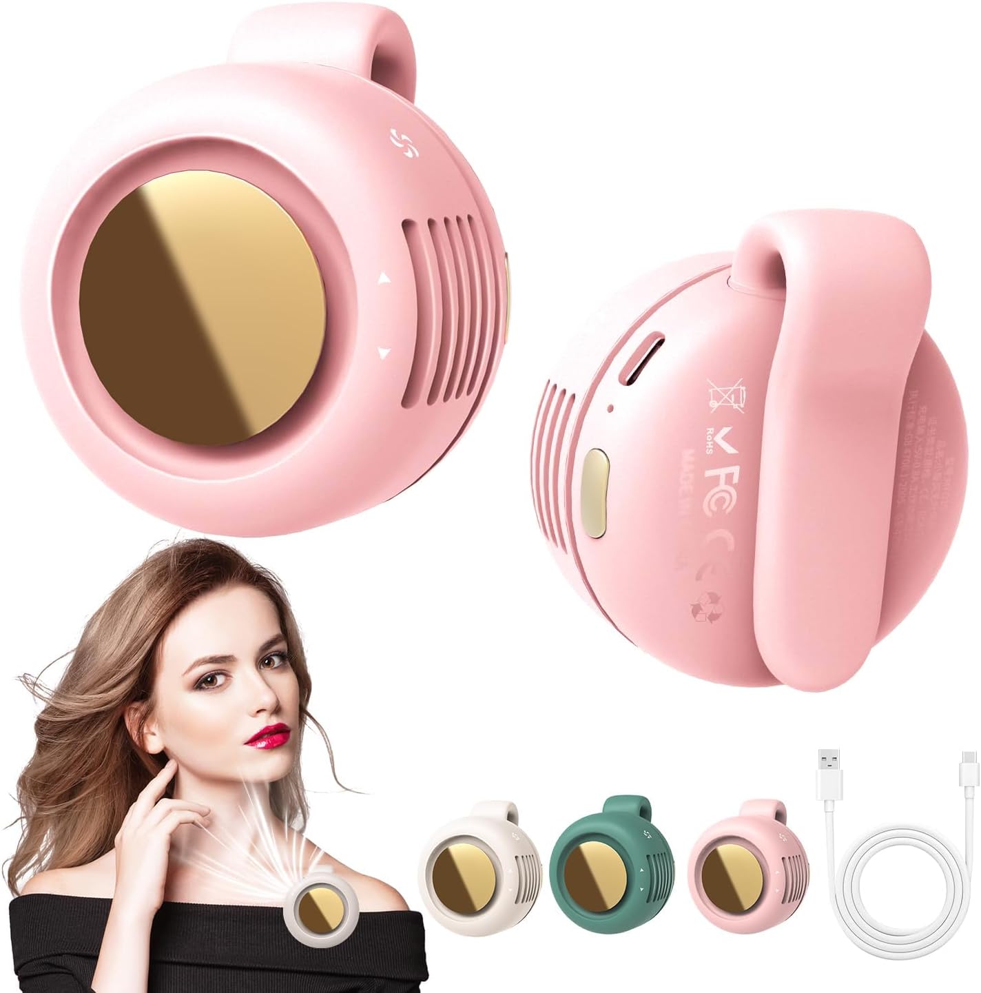 BreezeClip™ Mini Clip-On Fan