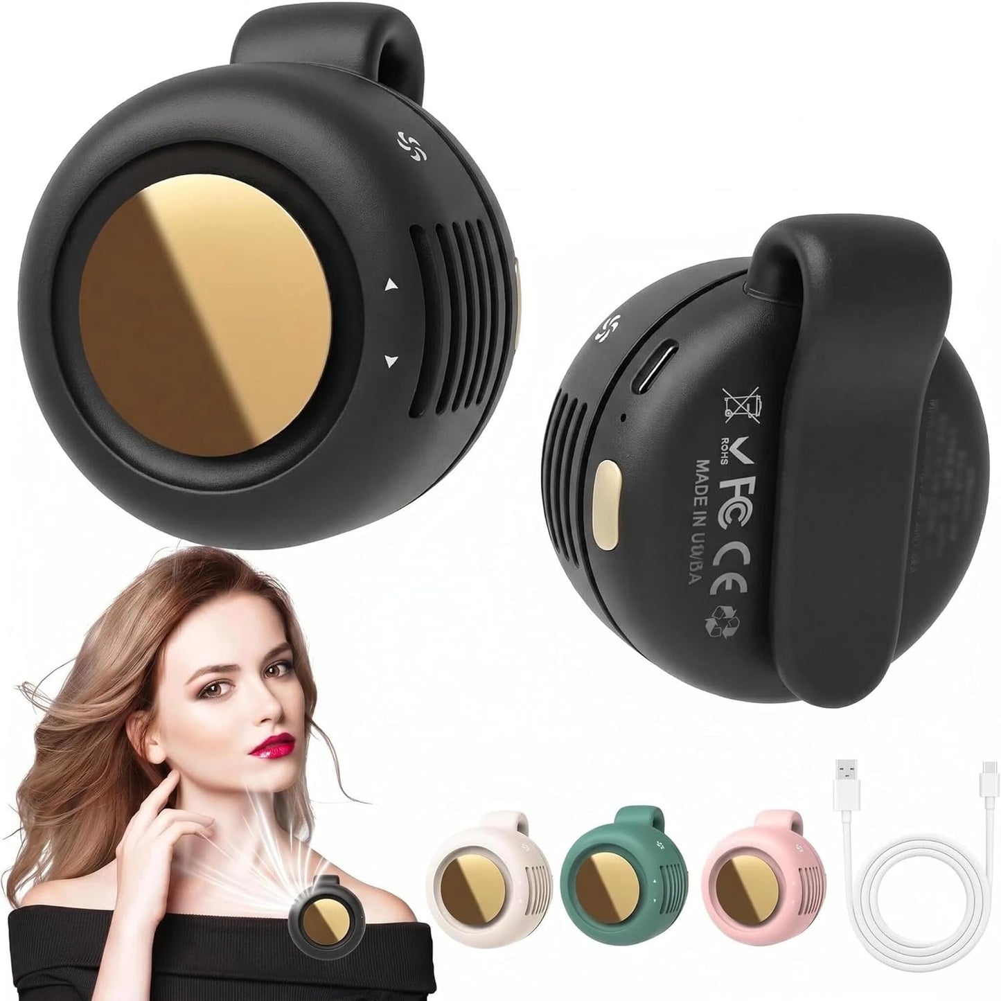 BreezeClip™ Mini Clip-On Fan